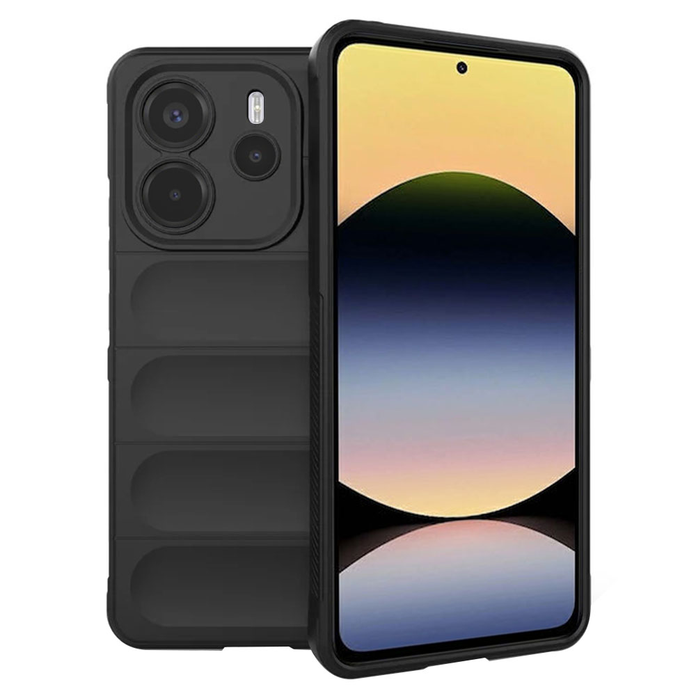 Калъф за Xiaomi Redmi Note 14 4G (Регионален) - Techsuit Magic Shield - Черен
