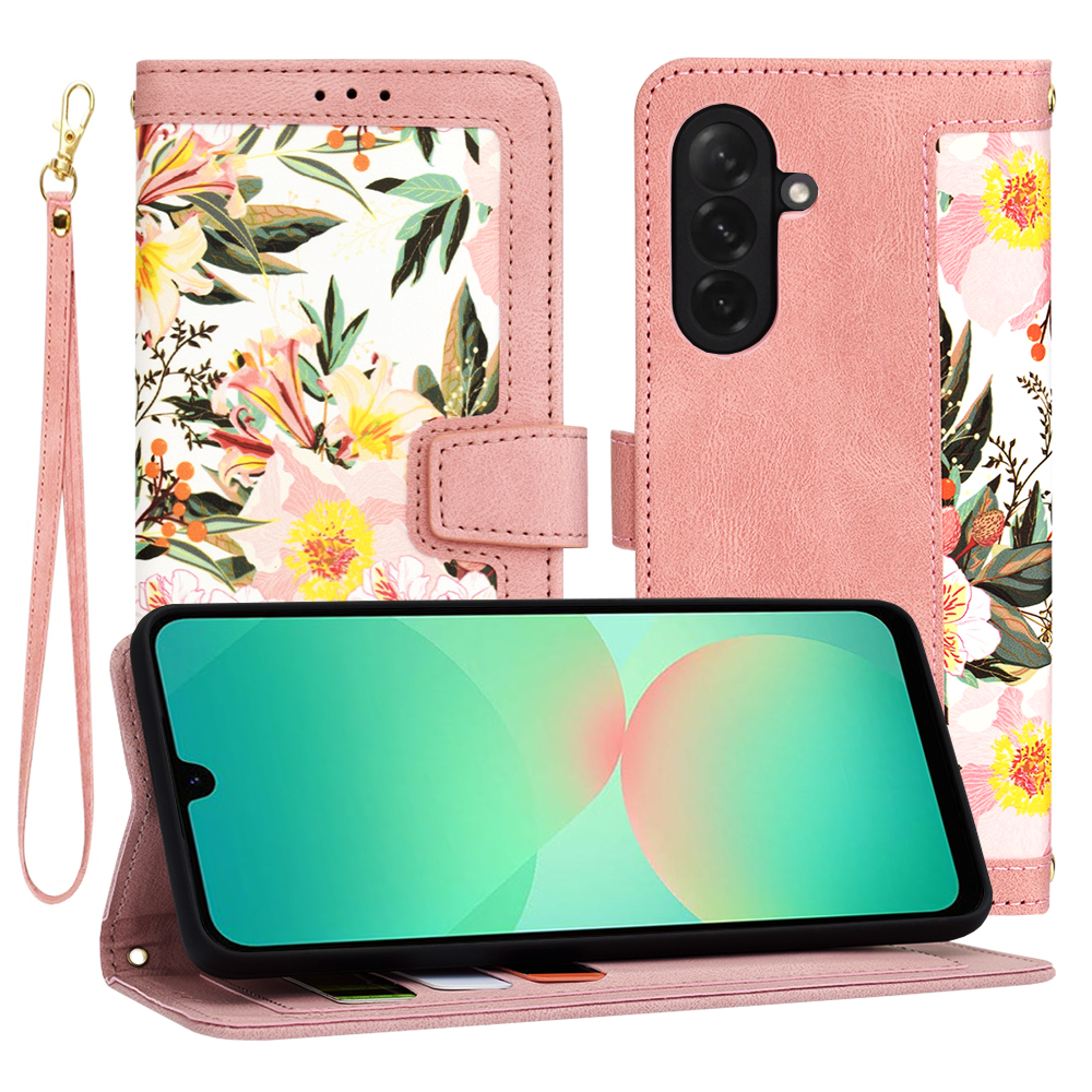 Калъф за Samsung Galaxy A26 5G - Techsuit FlipCraft - Sweetheart Розов