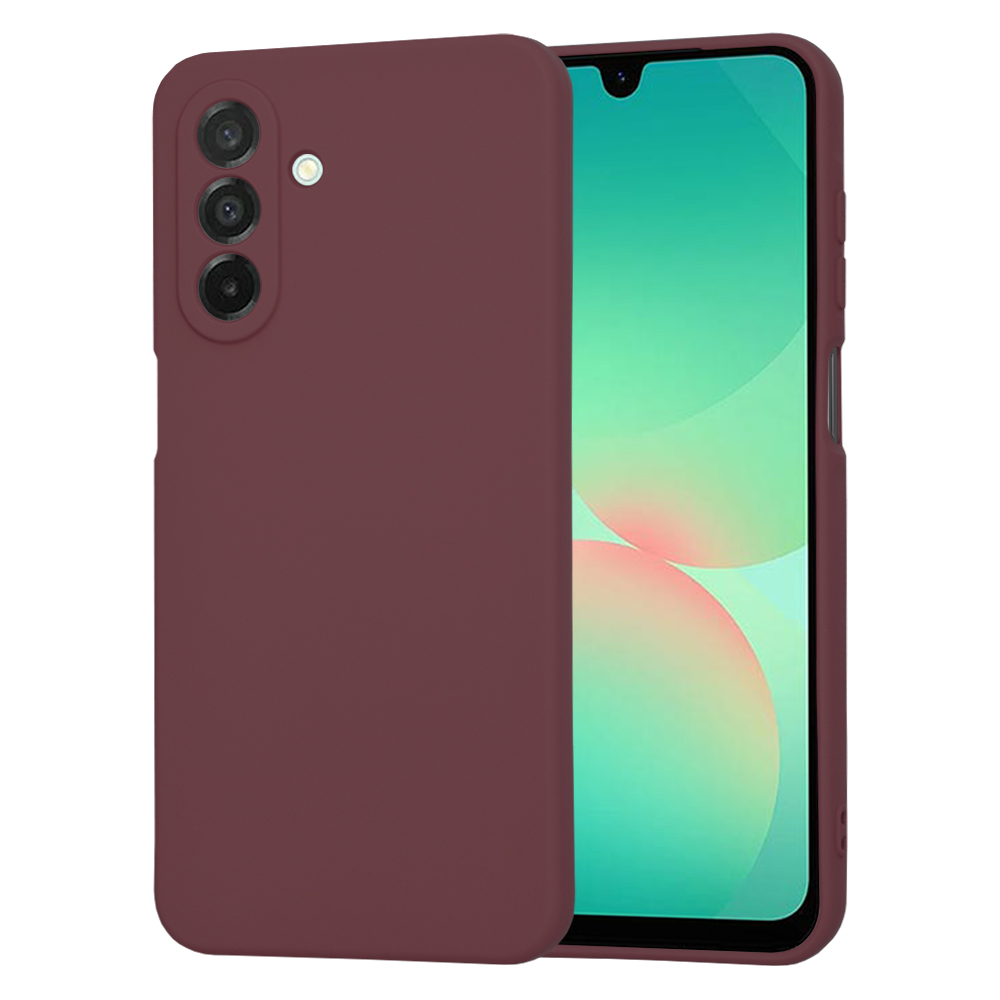 Калъф за Samsung Galaxy A26 5G - Techsuit SoftFlex - Plum Червен