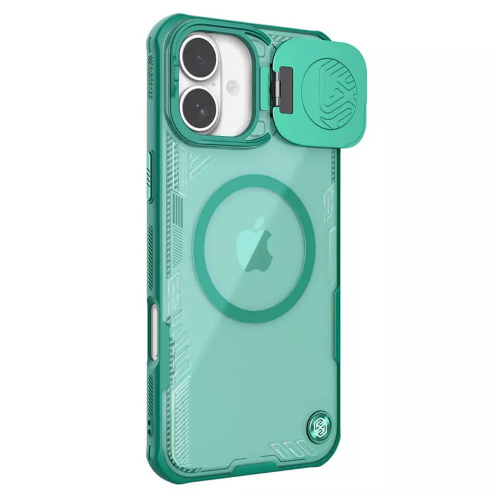 Калъф за iPhone 16 - Nillkin Iceblade Prop Magnetic (без Camera Cutout) - Зелен