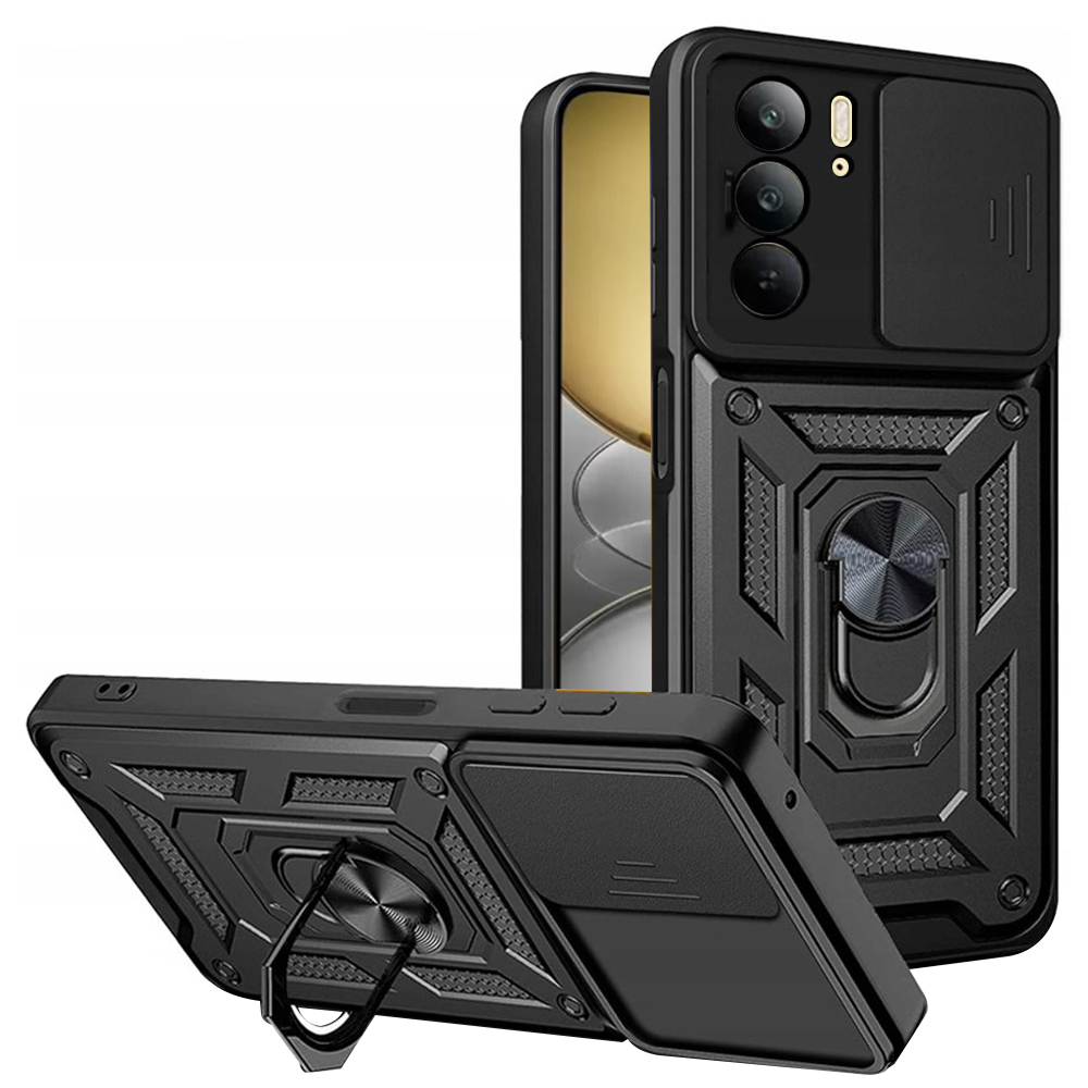 Калъф за Realme C75 / Realme 14x - Techsuit CamShield Series - Черен