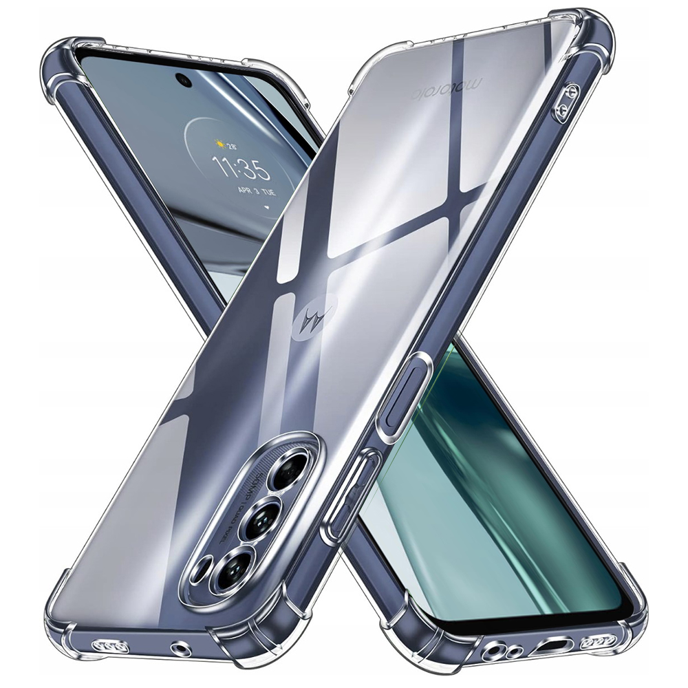 Калъф за Motorola Moto G62 5G - Techsuit Shockproof Прозрачен Silicone - Прозрачен