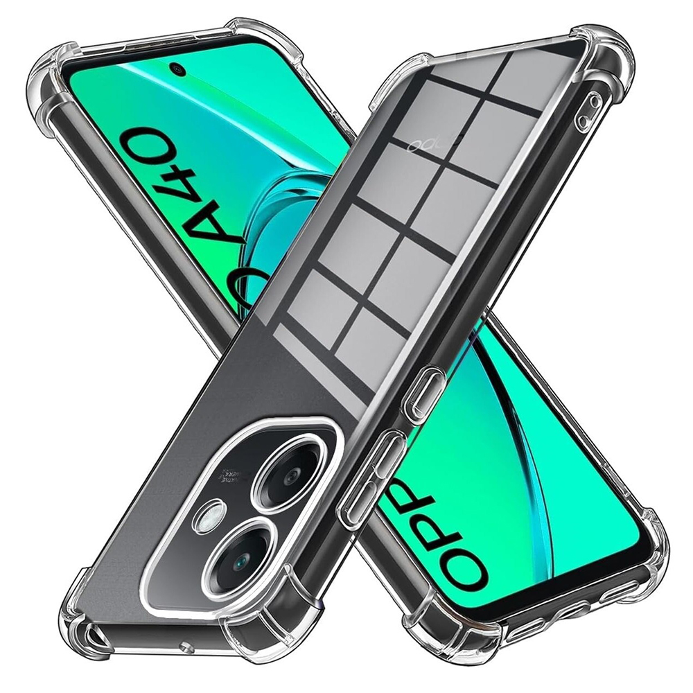 Калъф за Oppo A40 4G - Techsuit Shockproof Прозрачен Прозрачен Silicone - Прозрачен