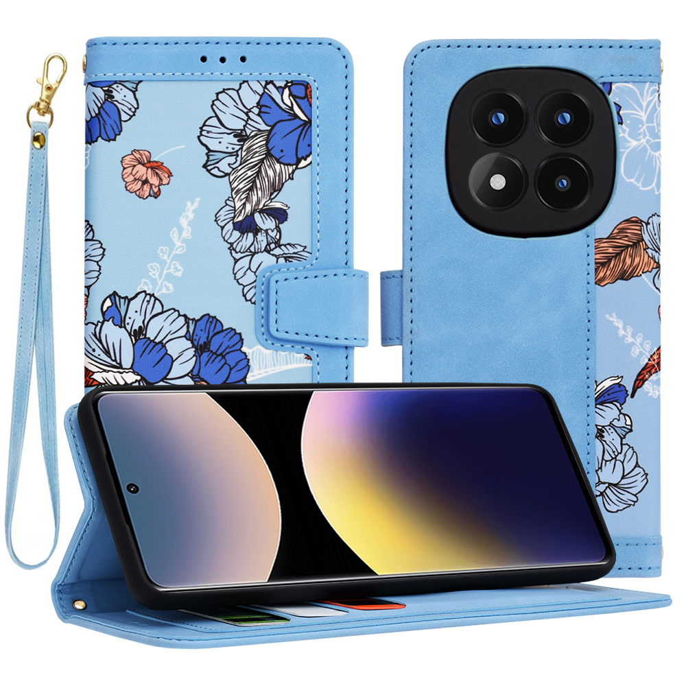 Калъф за Xiaomi Redmi Note 14 Pro 4G - Techsuit FlipCraft - Vibrant Син