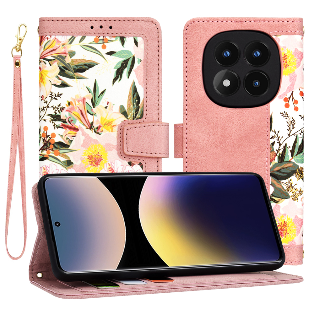 Калъф за Xiaomi Redmi Note 14 Pro 4G - Techsuit FlipCraft - Sweetheart Розов