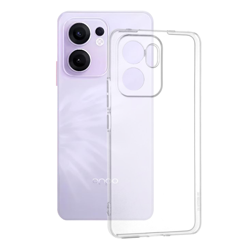 Калъф за Oppo Reno13 F 4G / Reno13 F 5G / Reno13 FS 5G - Techsuit Прозрачен Silicone - Прозрачен