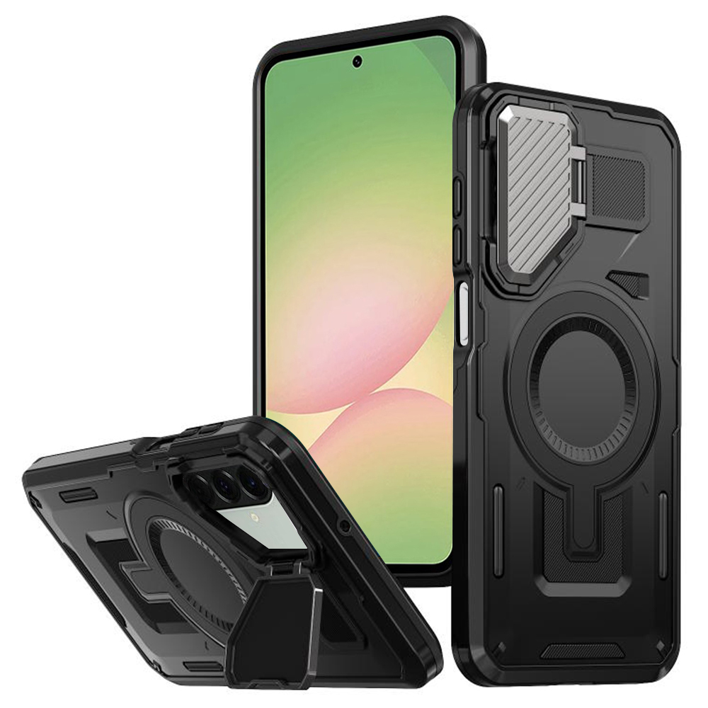Калъф за Samsung Galaxy A56 5G - Techsuit CamVault CamVault MagSafe - Черен