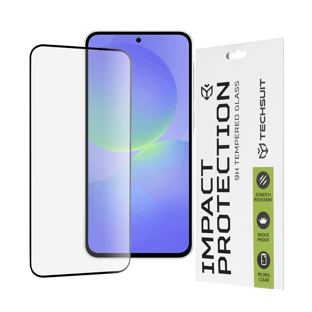 Капак за Samsung Galaxy A36 5G / A56 5G - Techsuit 111D Full Cover / Full Glue Glass - Черен