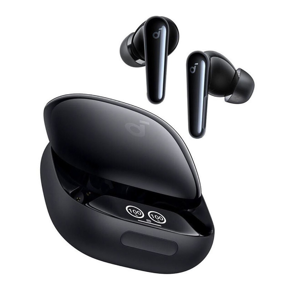 Bluetooth 5.3 безжични слушалки, TWS - Anker SoundCore Liberty 4 Pro NC (A3954GF1) - лъскаво черно