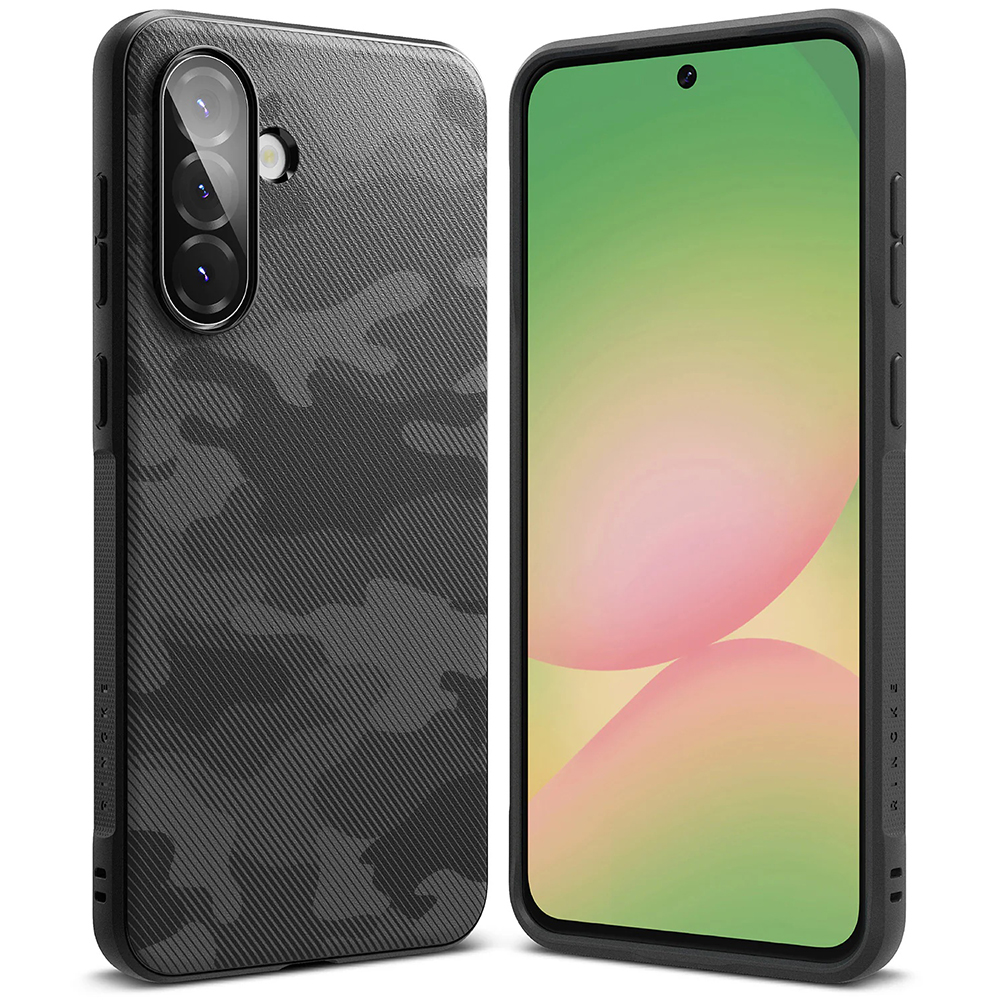 Калъф за Samsung Galaxy A36 5G / A56 5G - Ringke Onyx Design - Camo Черен