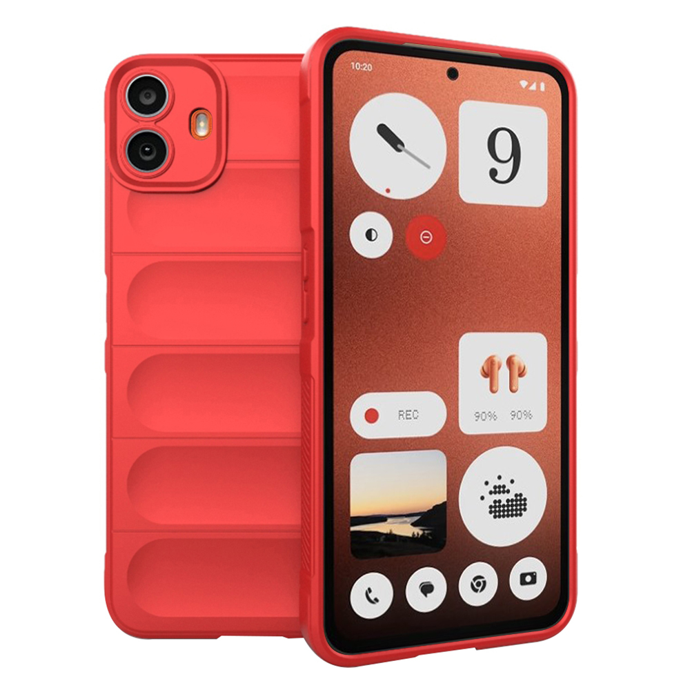 Калъф за нищо CMF Phone 1 - Techsuit Magic Shield - Червен