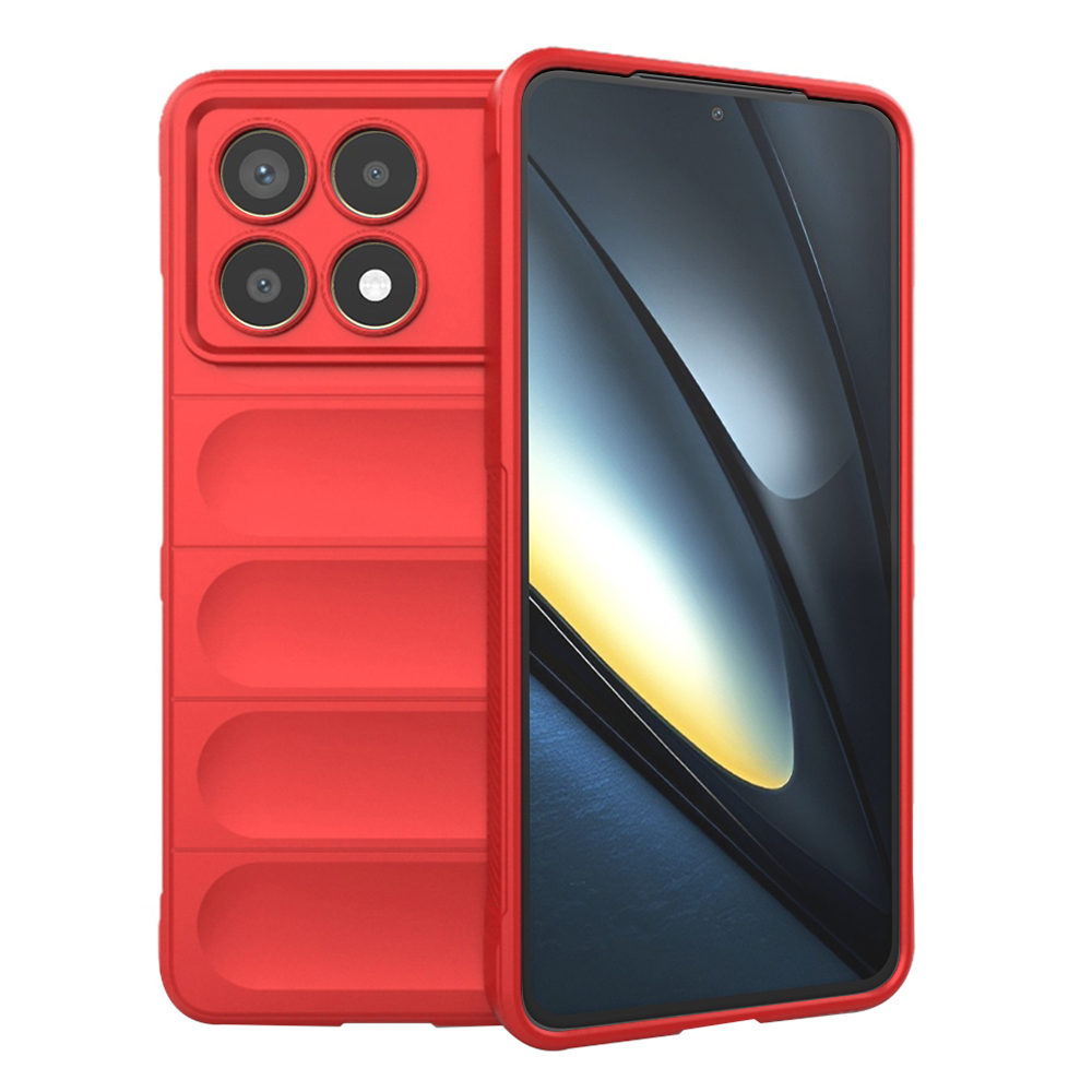 Калъф за Xiaomi Poco F6 Pro - Techsuit Magic Shield - Червен
