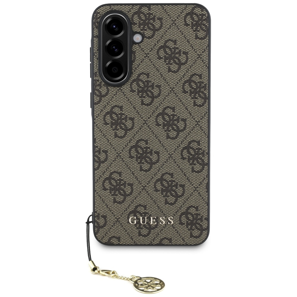 Калъф за Samsung Galaxy A56 5G - Guess Hardcase 4G Charm (GUHCSA56GFGF4GBR) - Кафяв