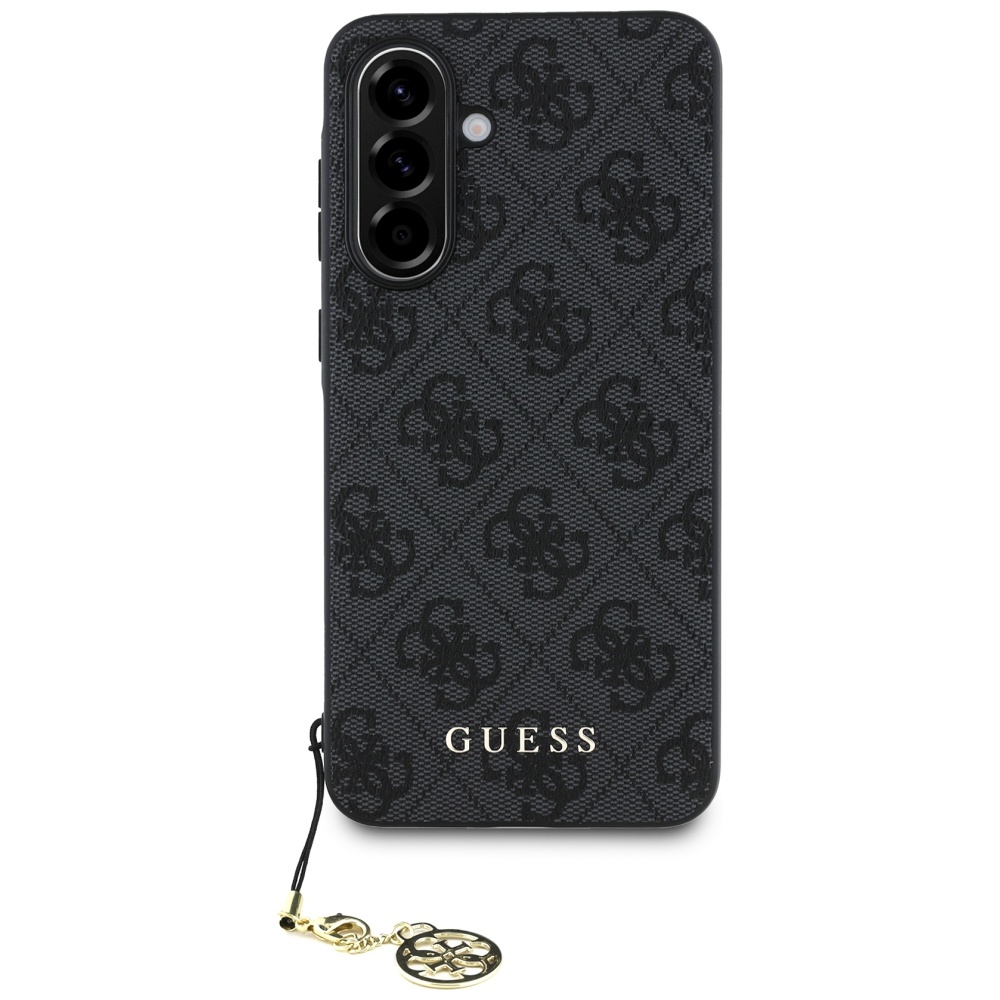 Калъф за Samsung Galaxy A56 5G - Guess Hardcase 4G Charm (GUHCSA56GFGF4GGR) - Черен