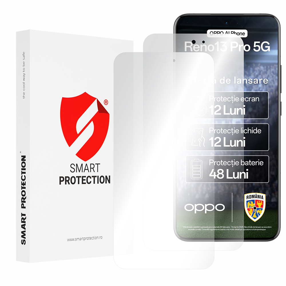 [2x Pack] Premium Regenerative Premium Oppo Reno13 Pro - Smart Protection Classic - Прозрачен