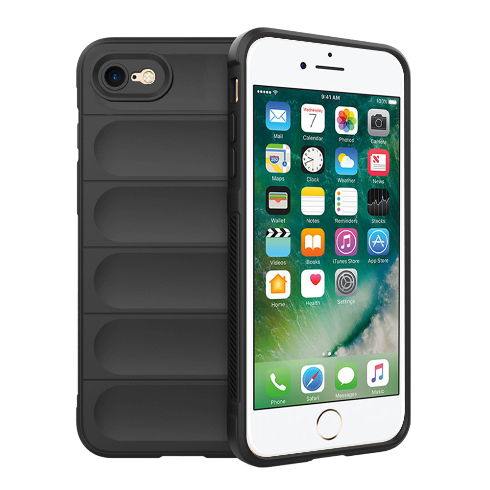 Калъф за iPhone 7 / iPhone 8 / iPhone SE 2, SE 2020 / iPhone SE 3, SE 2022 - Techsuit Magic Shield - Черен