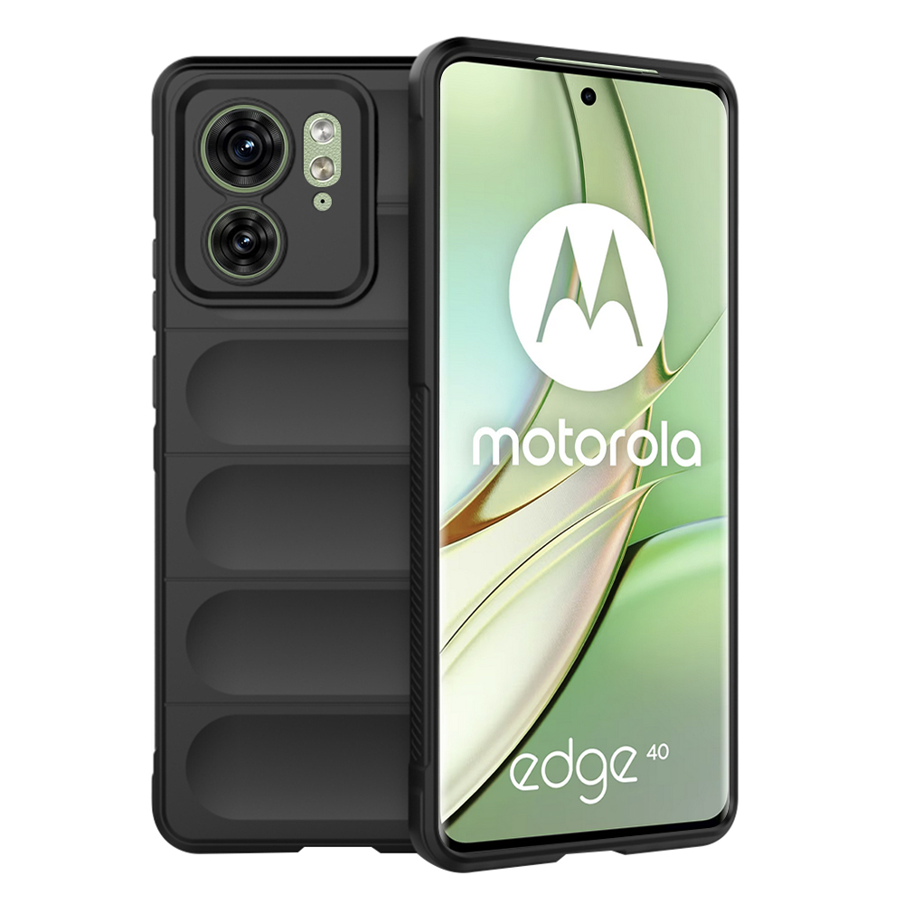 Калъф за Motorola Edge 40 / Edge (2023) - Techsuit Magic Shield - Черен
