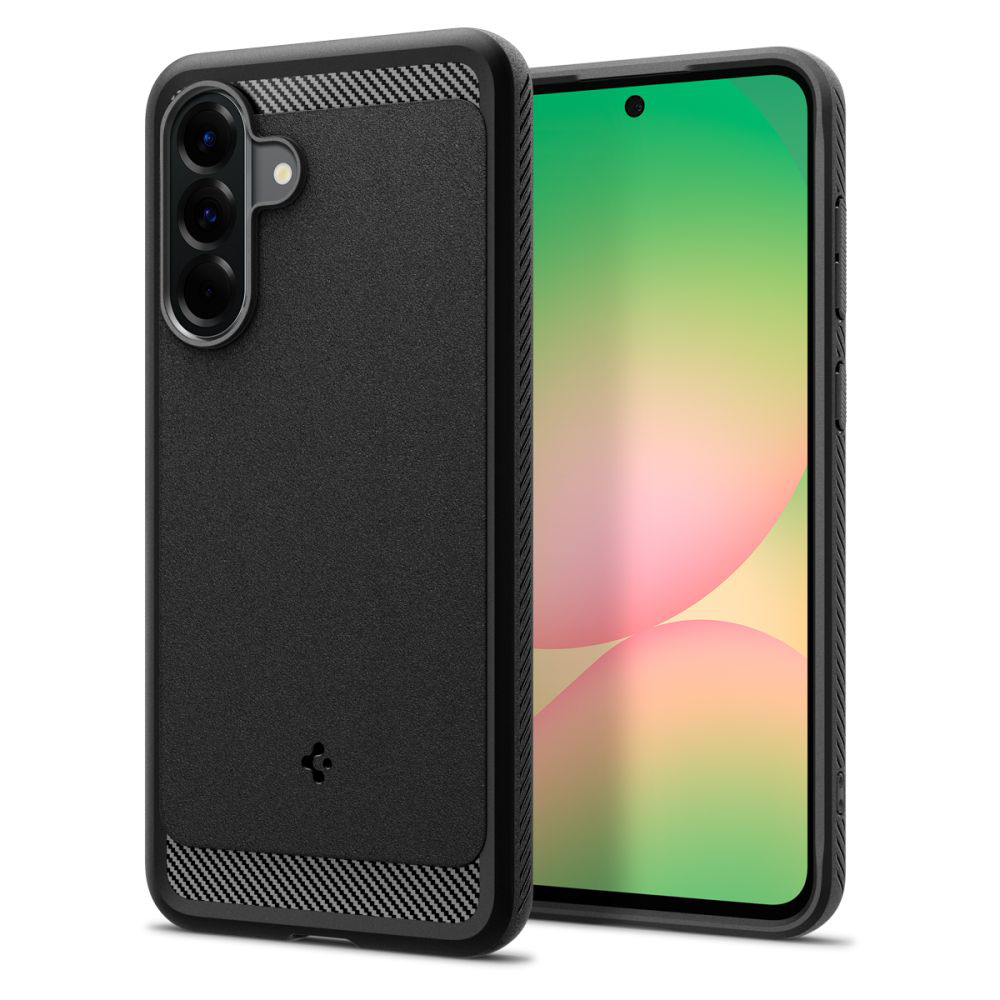Калъф за Samsung Galaxy A56 5G - Spigen Rugged Armor (ACS09225) - Черен