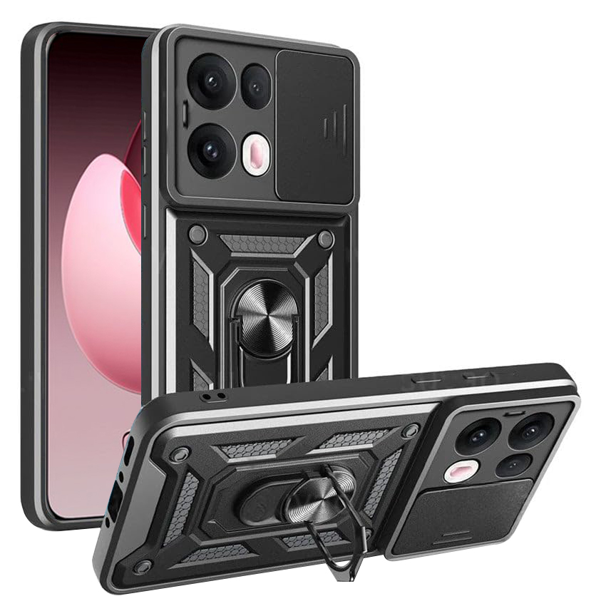Калъф за Oppo Reno13 Pro - Techsuit CamShield Series - Черен