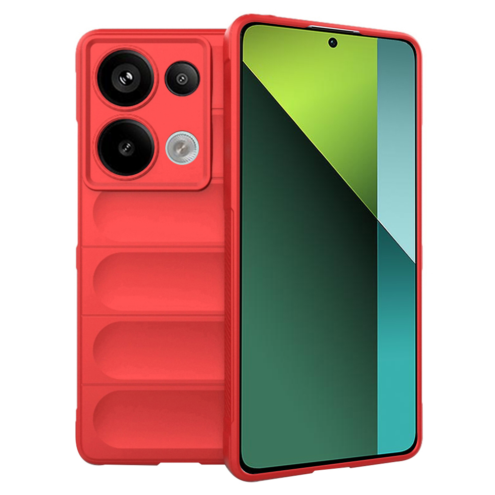Калъф за Xiaomi Redmi Note 13 Pro 5G / Poco X6 - Techsuit Magic Shield - Червен