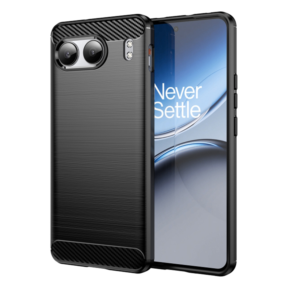 Калъф за OnePlus Nord 4 - Techsuit Carbon Silicone - Черен