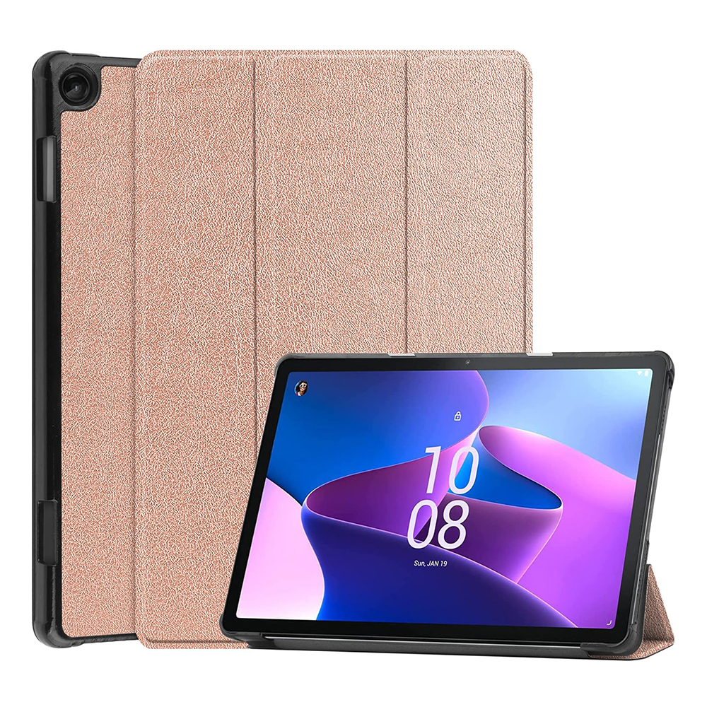 Калъф за Lenovo Tab M10 3rd Gen (TB328FU/TB328XU) - Techsuit FoldPro - розово злато