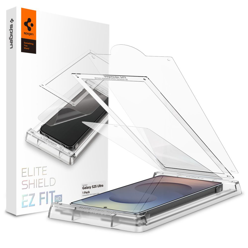 Калъф за Samsung Galaxy S25 Ultra - Spigen Elite Shield EZ Fit HD (AFL09083) - Прозрачен