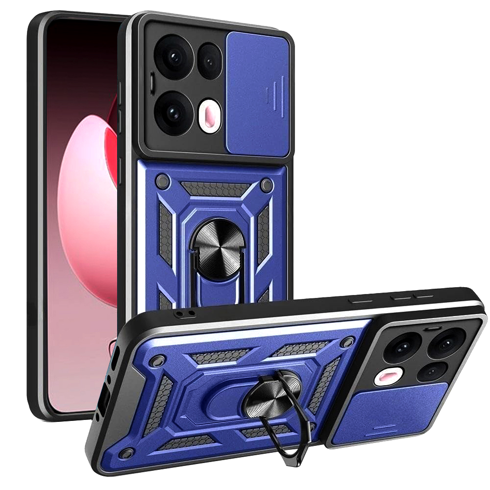 Калъф за Oppo Reno13 Pro - Techsuit CamShield Series - Син