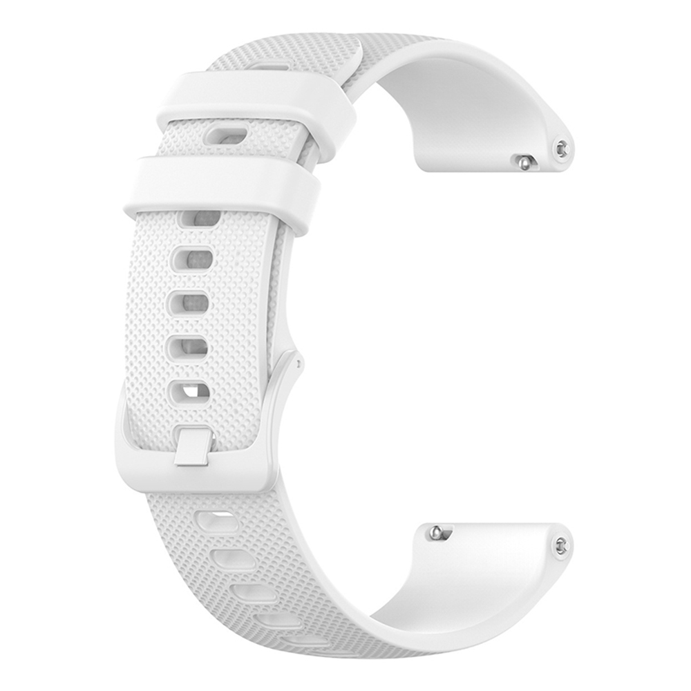 Каишка за Huawei Watch GT 4 (41mm)/W1/Honor Watch S1/Garmin Venu 2S/Vivoactive 4S - Techsuit Watchband 18mm (W006) - Бял