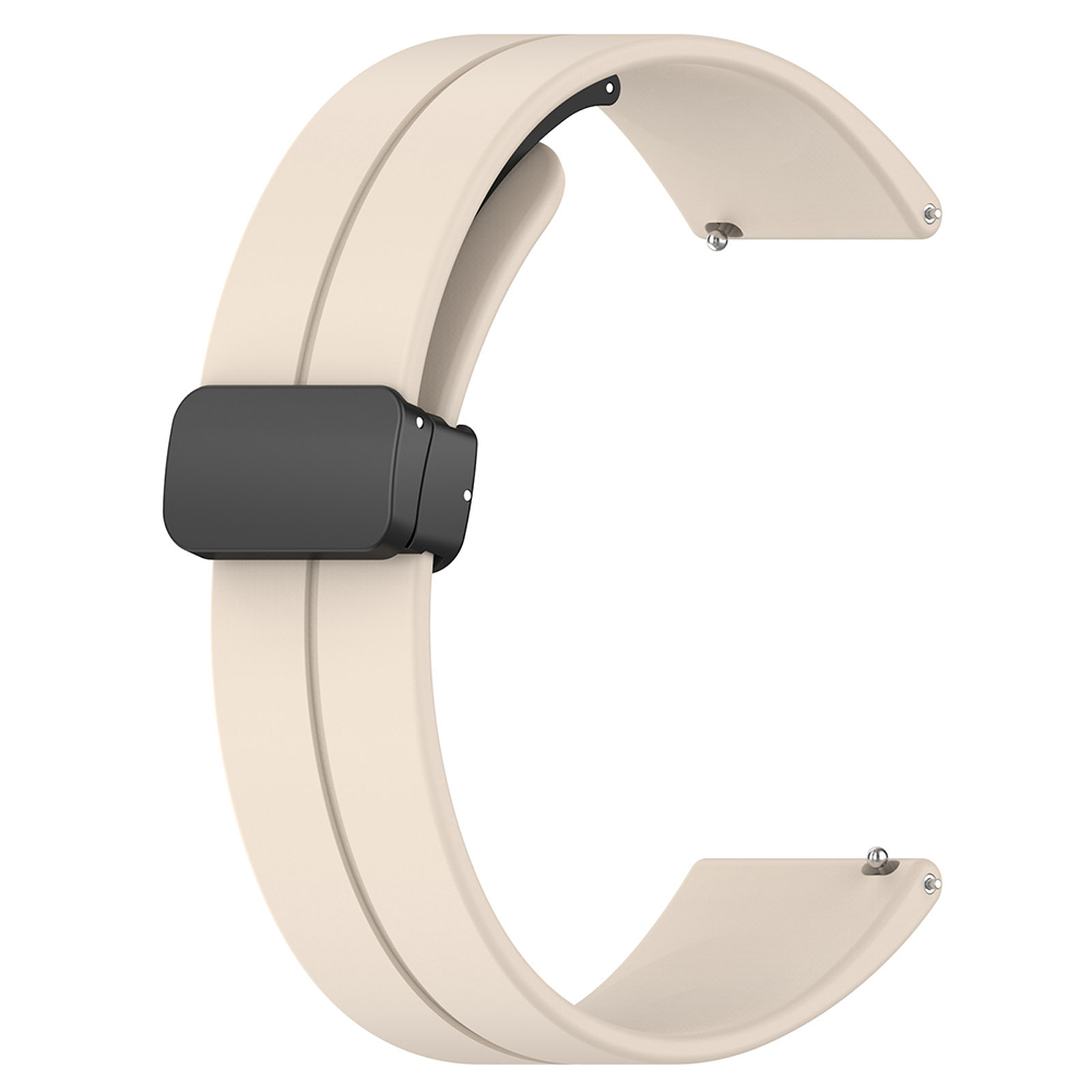 Каишка за Huawei Watch GT 4 (41mm)/W1/Honor Watch S1/Garmin Venu 2S/Vivoactive 4S - Techsuit Watchband 18mm (W011) - Бежов