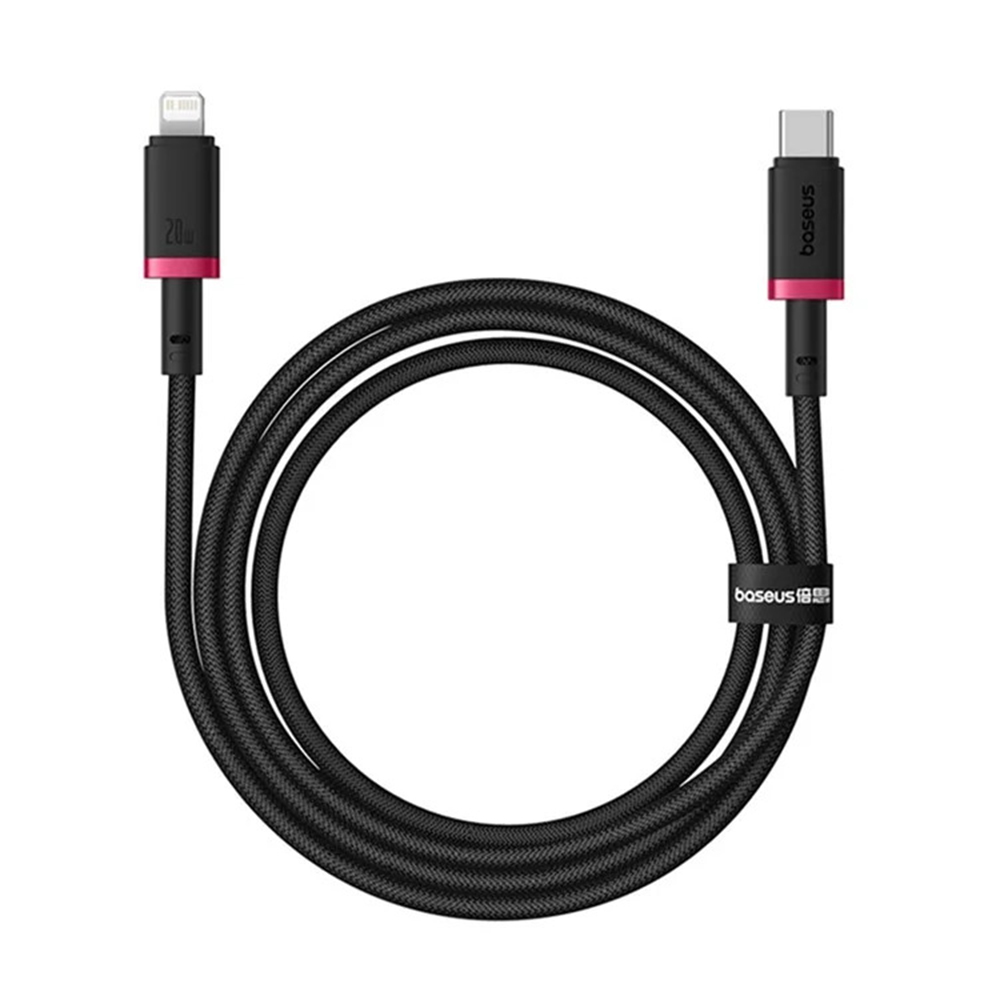 Кабел USB-C към Lightning, 20W, 2m - Baseus Dura (P10377800U01-03) - Черен