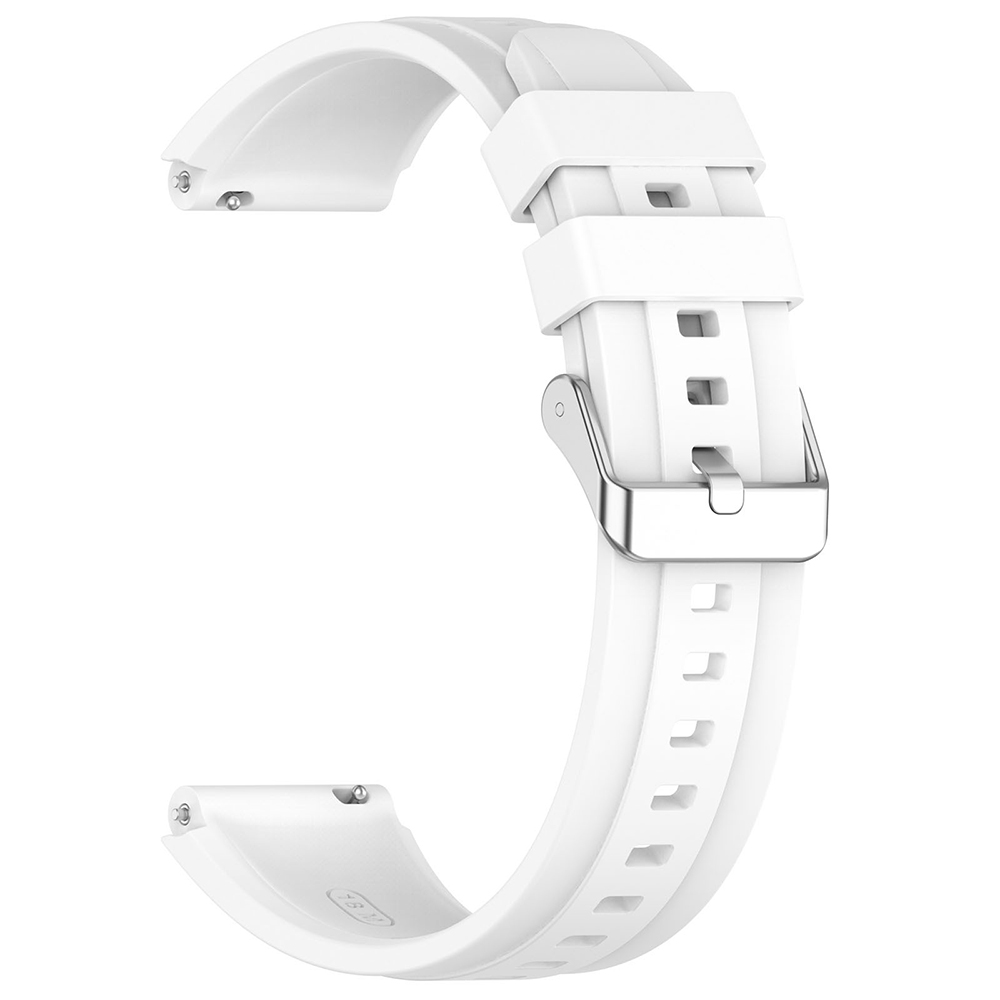 Каишка за Huawei Watch GT 4 (41mm)/W1/Honor Watch S1/Garmin Venu 2S/Vivoactive 4S - Techsuit Watchband 18mm (W075) - Бял