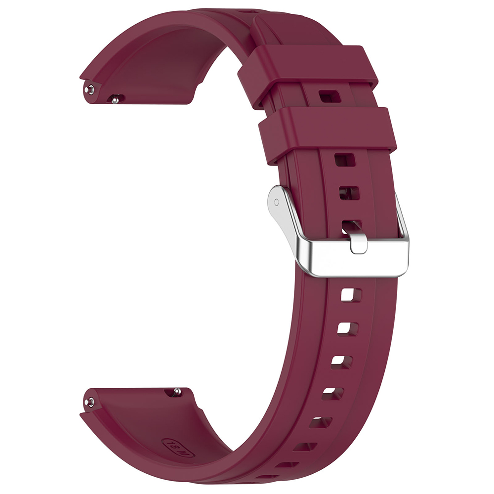 Каишка за Huawei Watch GT 4 (41mm)/W1/Honor Watch S1/Garmin Venu 2S/Vivoactive 4S - Techsuit Watchband 18mm (W075) - Bordeaux