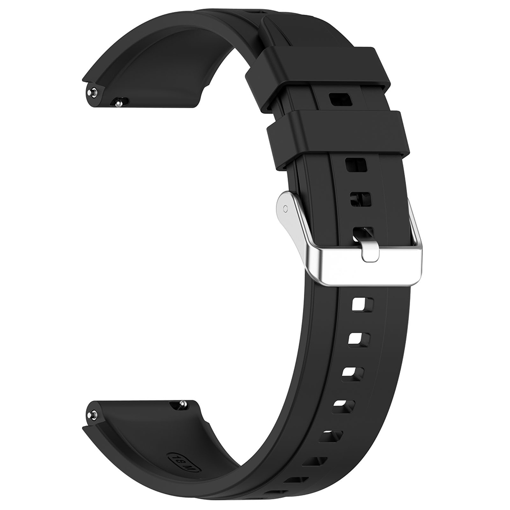 Каишка за Huawei Watch GT 4 (41mm)/W1/Honor Watch S1/Garmin Venu 2S/Vivoactive 4S - Techsuit Watchband 18mm (W075) - Черен
