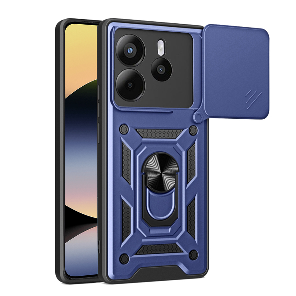 Калъф за Xiaomi Redmi Note 14 4G (регионален) - Techsuit CamShield Series - Син