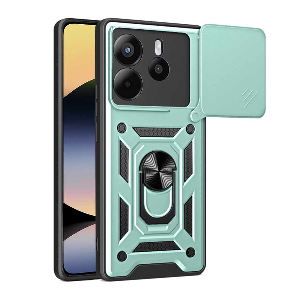 Калъф за Xiaomi Redmi Note 14 4G (стандартен) - Techsuit CamShield Series - Зелен