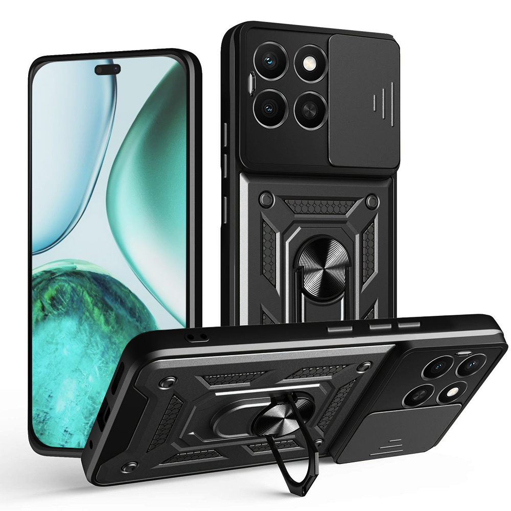 Калъф за Honor X8c - Techsuit CamShield Series - Черен