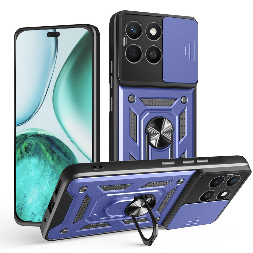 Калъф за Honor X8c - Techsuit CamShield Series - Син