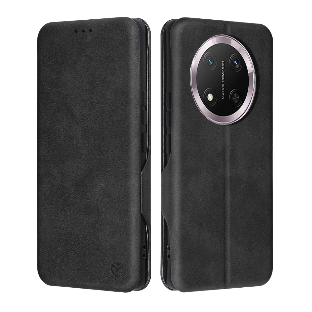 Калъф за Honor Magic7 Lite / X9c - Techsuit Safe Wallet Plus - Черен