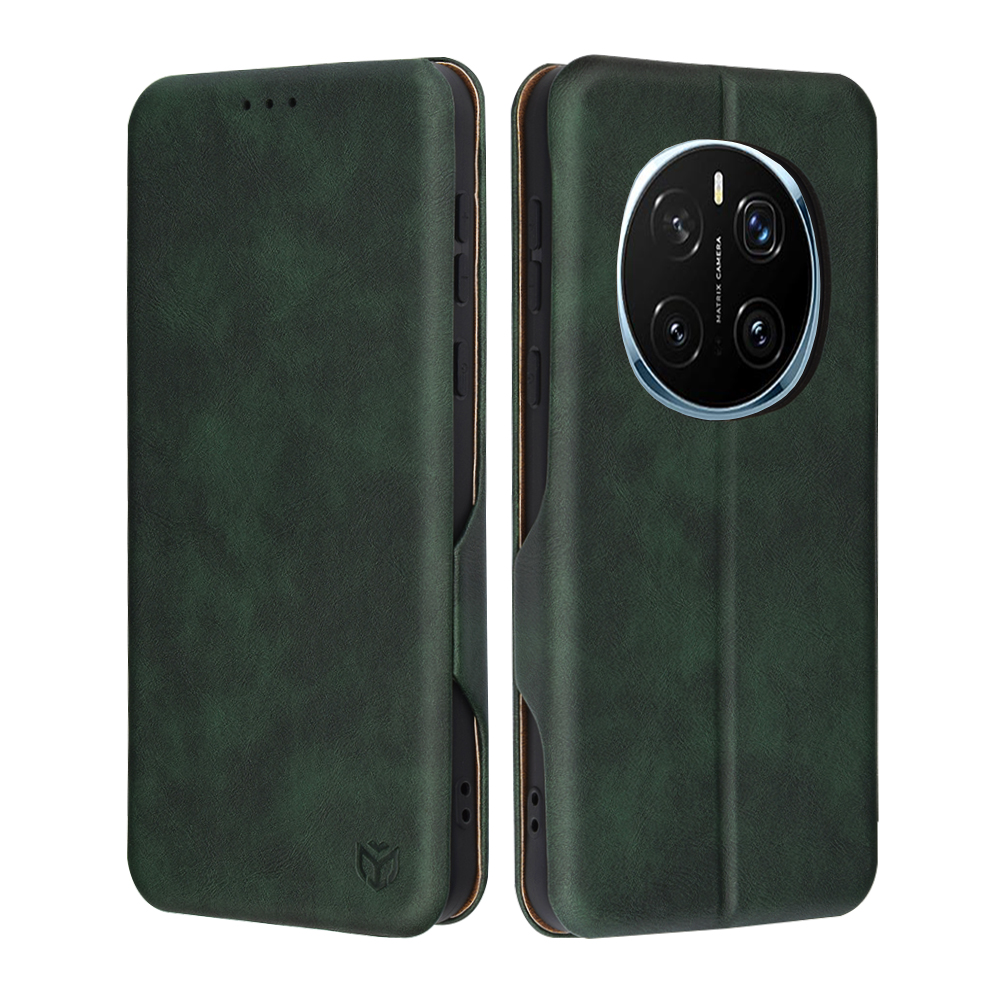Калъф за Honor Magic7 Pro - Techsuit Safe Wallet Plus - Зелен