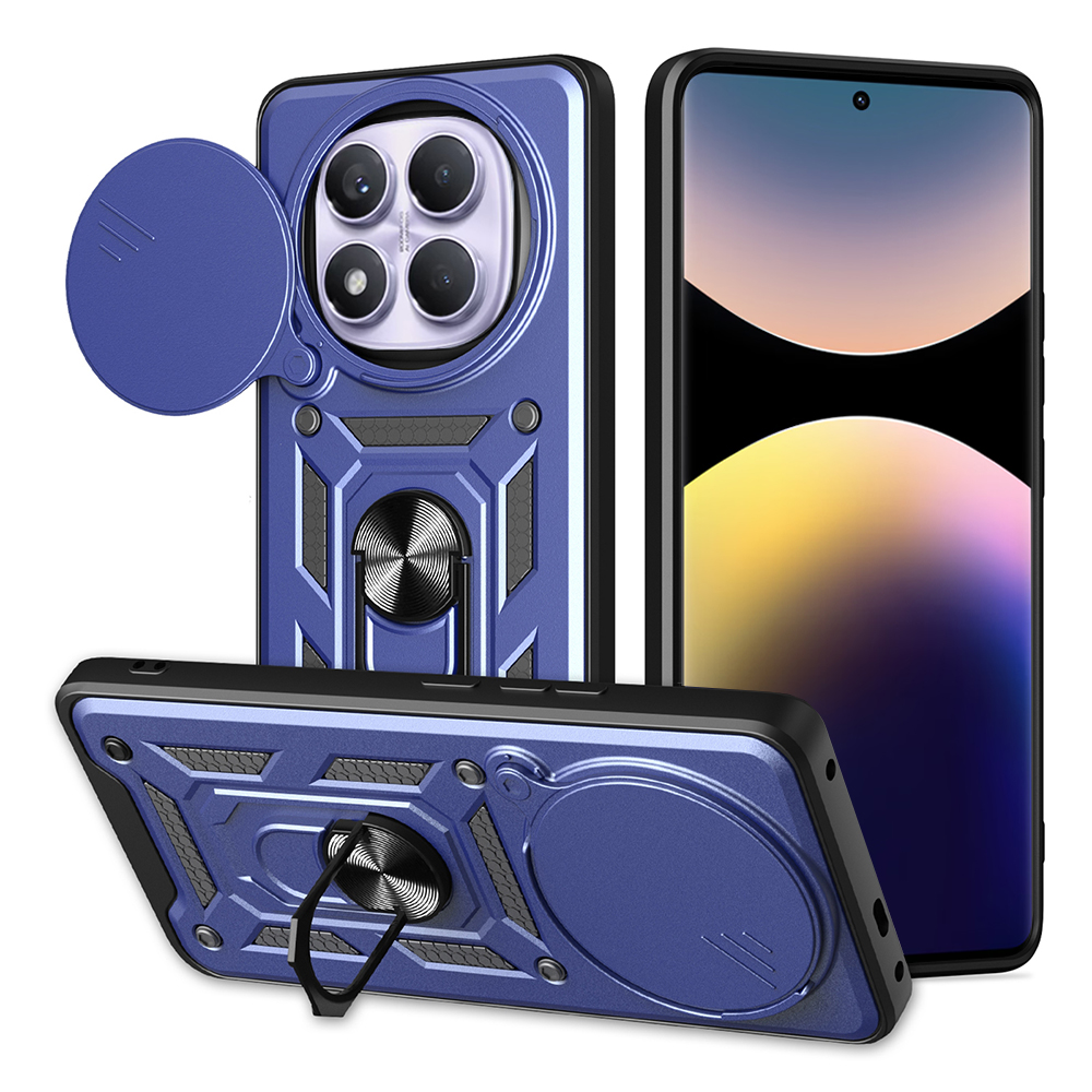 Калъф за Xiaomi Redmi Note 14 Pro 4G - Techsuit CamShield Series - Син