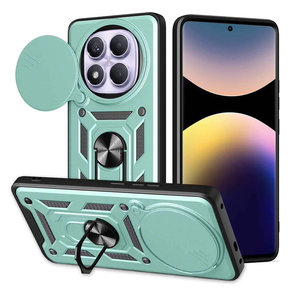 Калъф за Xiaomi Redmi Note 14 Pro 4G - Techsuit CamShield Series - Зелен
