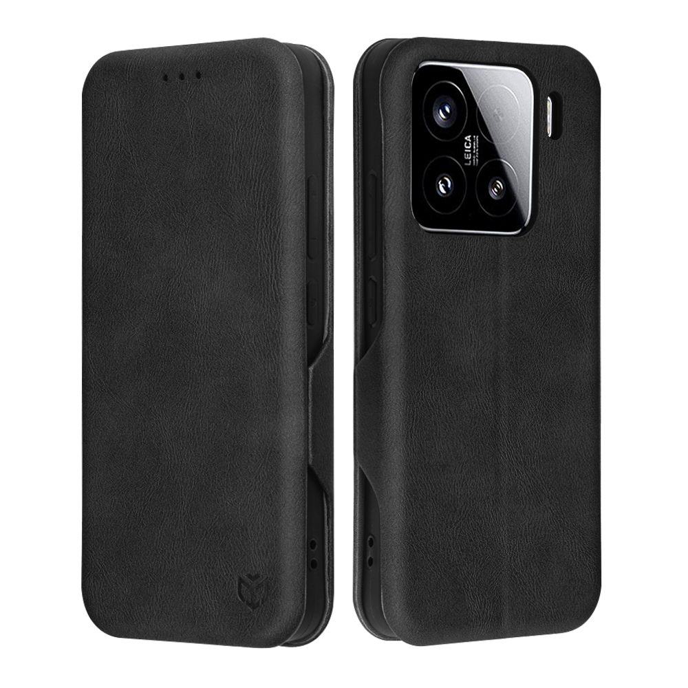 Калъф за Xiaomi 15 - Techsuit Safe Wallet Plus - Черен