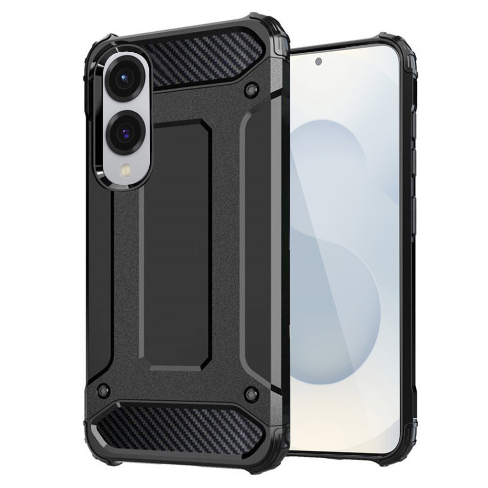 Калъф за Samsung Galaxy S25 Edge - Techsuit Hybrid Armor - Черен