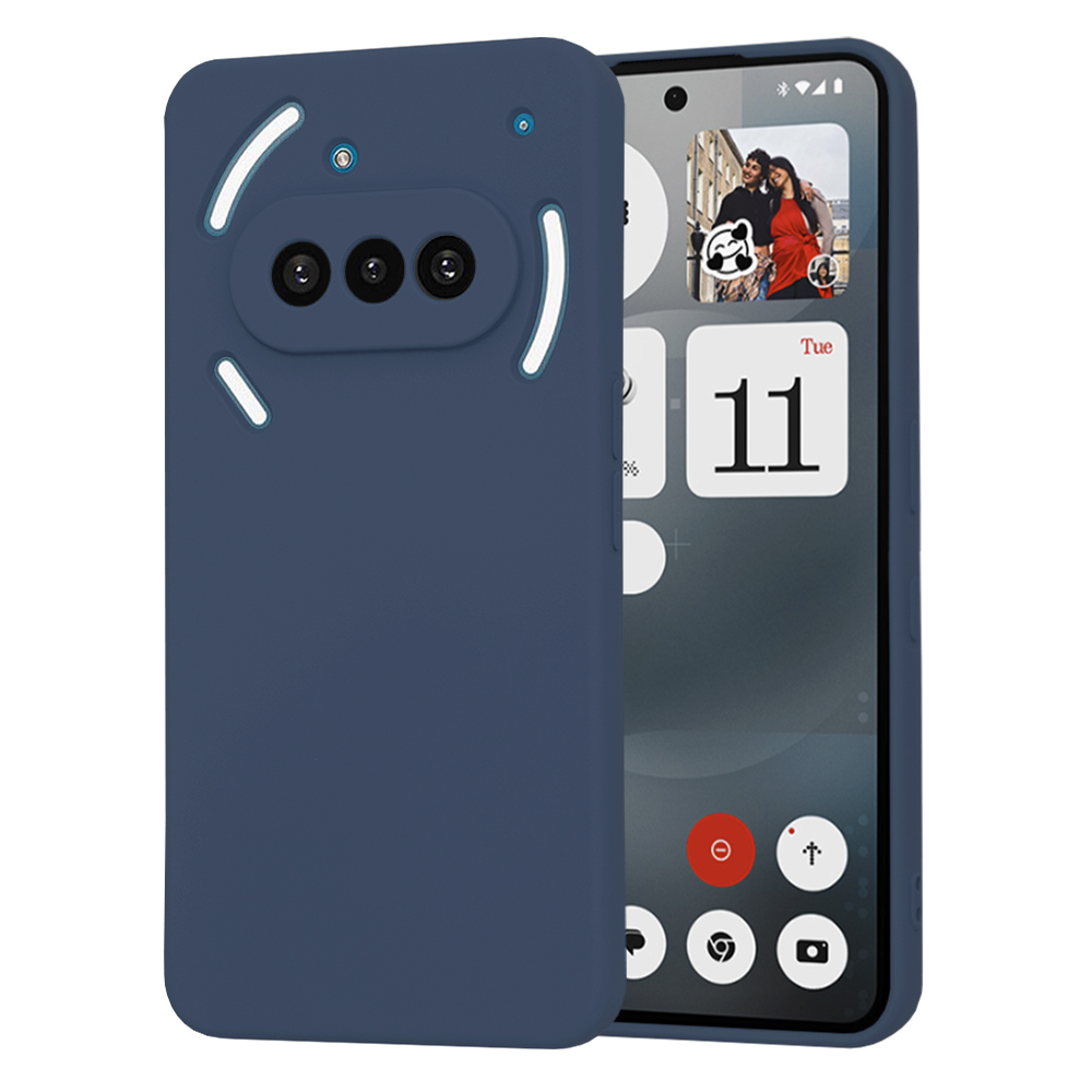 Nothing Phone Case (3a) - Techsuit SoftFlex - Тъмносин Син