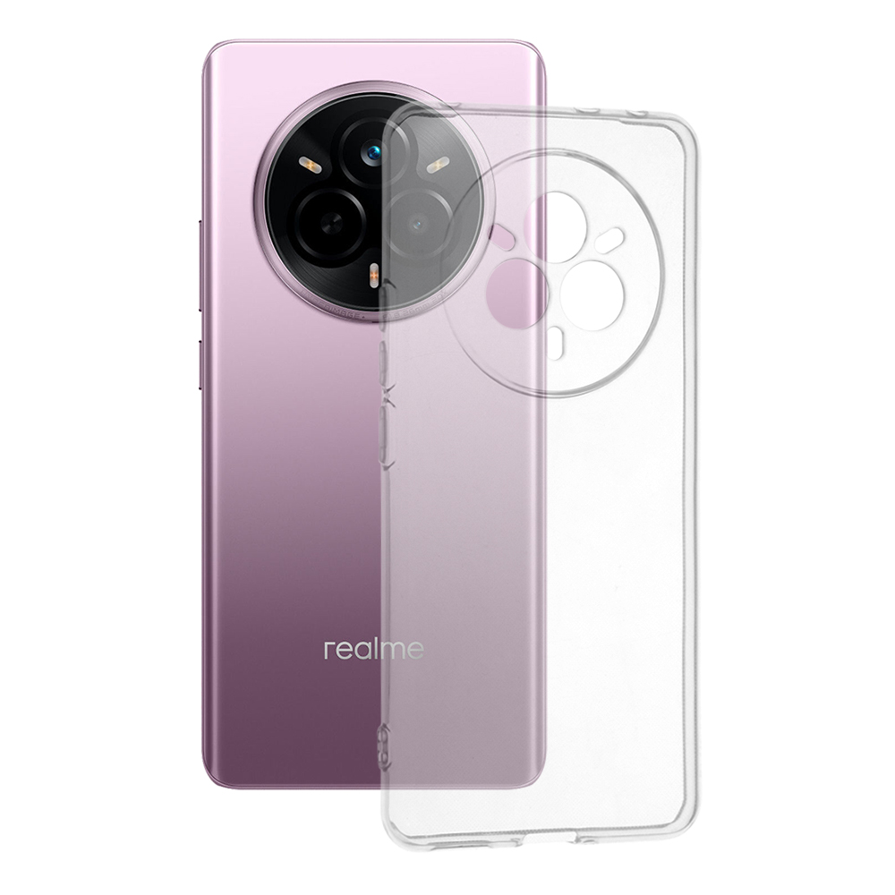 Калъф за Realme 14 Pro - Techsuit Прозрачен Silicone - Прозрачен