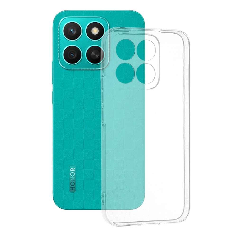 Калъф за Honor X8c - Techsuit Прозрачен Silicone - Прозрачен