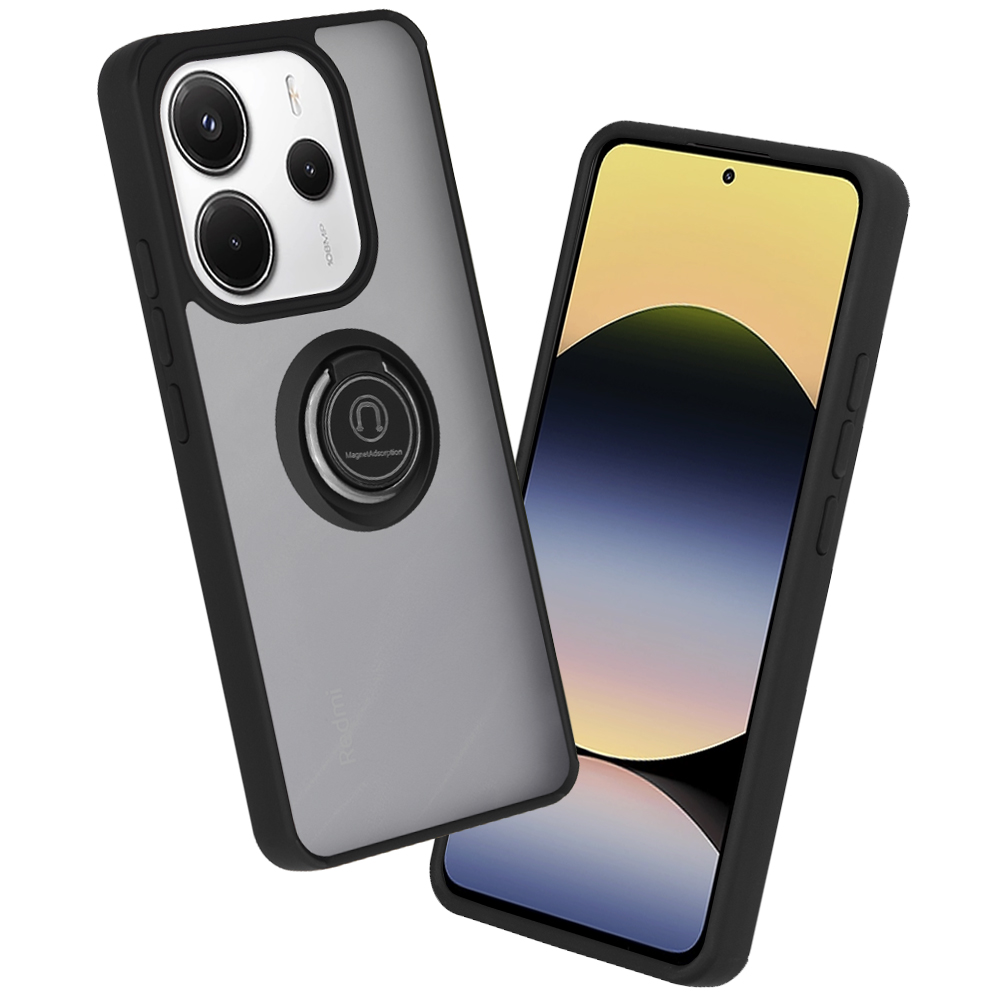 Калъф за Xiaomi Redmi Note 14 4G (Регионален) - Techsuit Glinth - Черен
