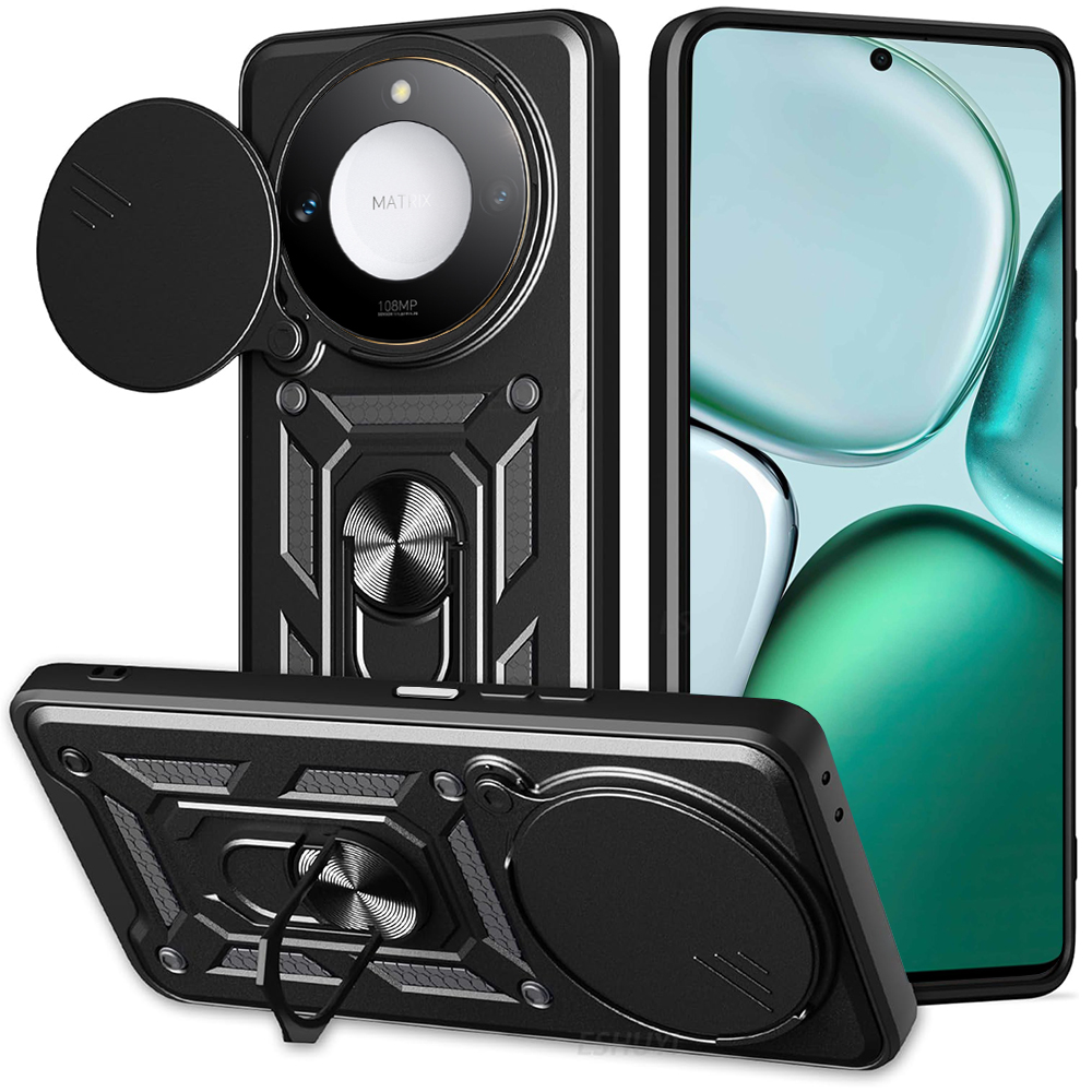 Калъф за Honor X9c Smart - Techsuit CamShield Series - Черен