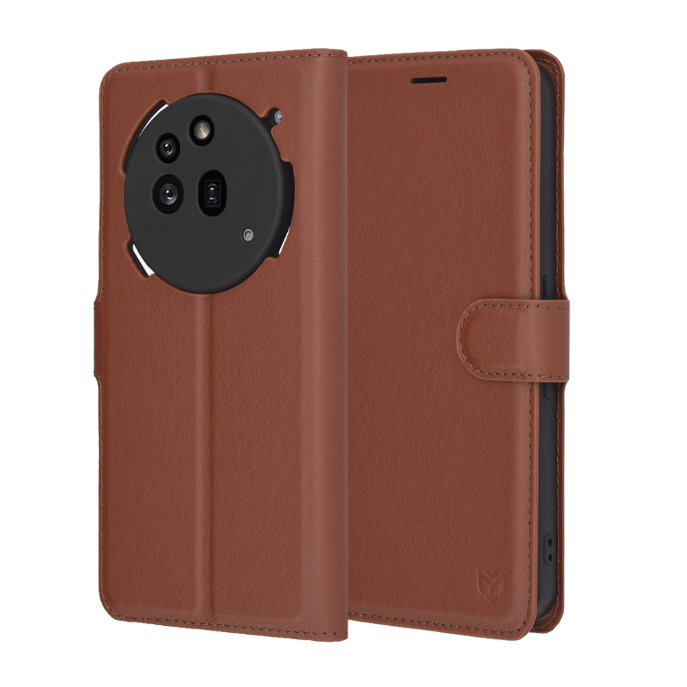 Калъф за телефон Nothing (3a) Pro - Techsuit Leather Folio - Кафяв